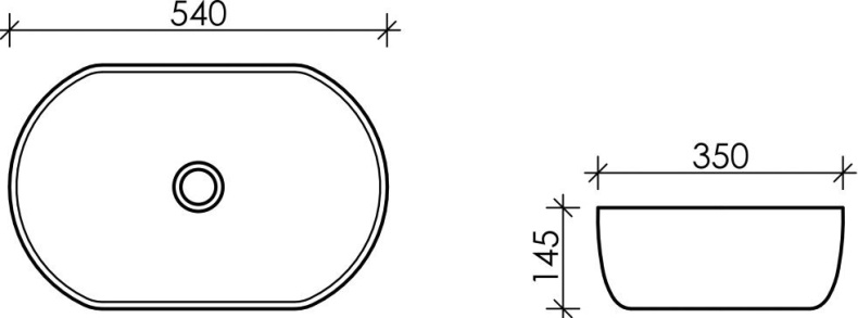 Раковина Ceramica Nova Element CN5023 - 1