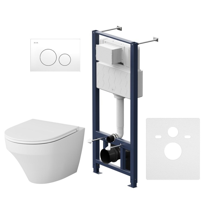 Комплект AM.PM Inspire IS49001.501700 с сиденьем микролифт - 0