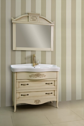 Зеркало BelBagno Primavera bianco antico BB45S/PBA - 1