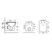 Комплект Weltwasser AMBERG 506 + GELBACH 004 MT-BL + AMBERG RD-WT  10000006782 - 5