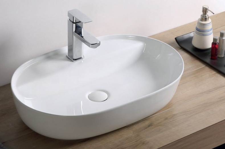 Раковина накладная BelBagno 61х41.5 белый  BB1346 - 1