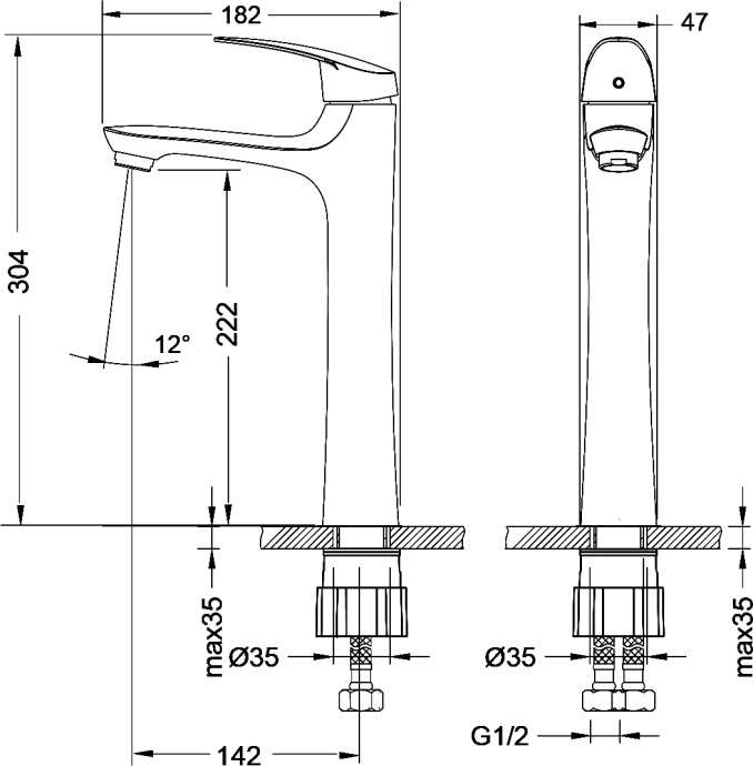 Смеситель для раковины Lemark Linara LM0409C хром - 2