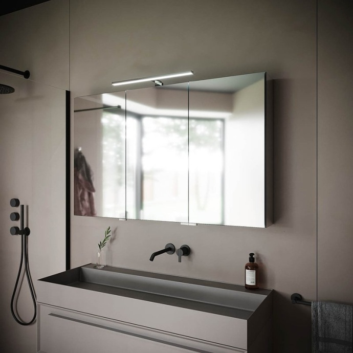Зеркало-шкаф Sancos Hilton 120х74 с подсветкой Z1200 - 1