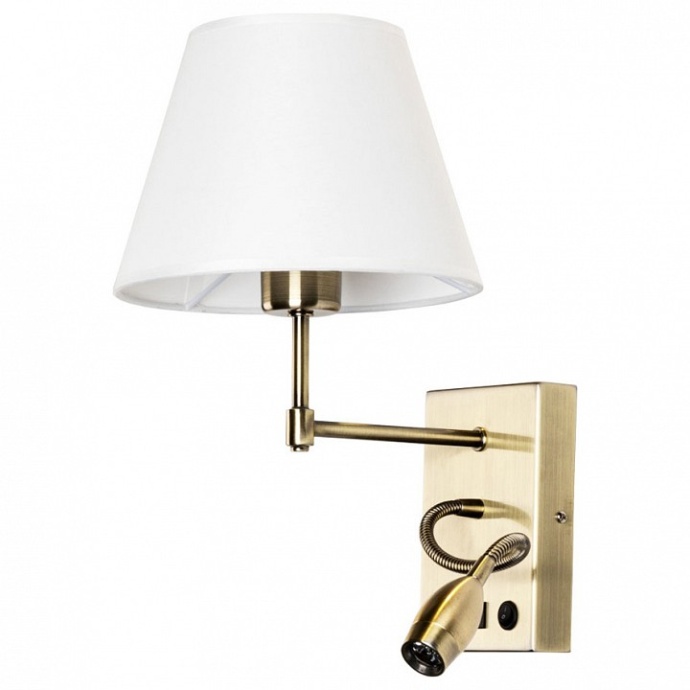 Бра с подсветкой Arte Lamp Elba A2581AP-2AB - 0