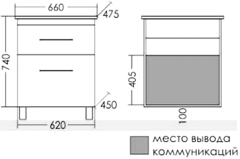 Комплект мебели Санта Вегас 65 белый - 11