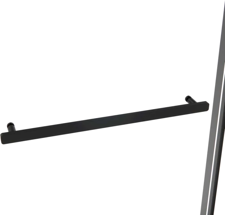 Душевая дверь Vincea Slim Soft 150х200 профиль черный стекло прозрачное VDS-1SS150CLB - 4