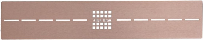 Накладка для сифона Allen Brau Infinity для поддона 120х80 медь матовый 8.210N3-60 - 0