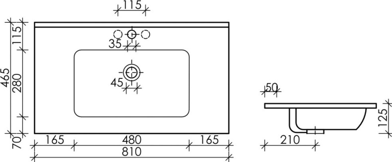 Раковина Ceramica Nova Element CN7005 - 1