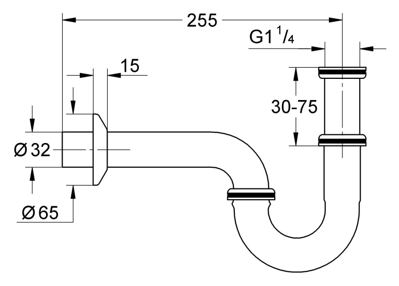 Сифон для раковины Grohe 28947000 - 1