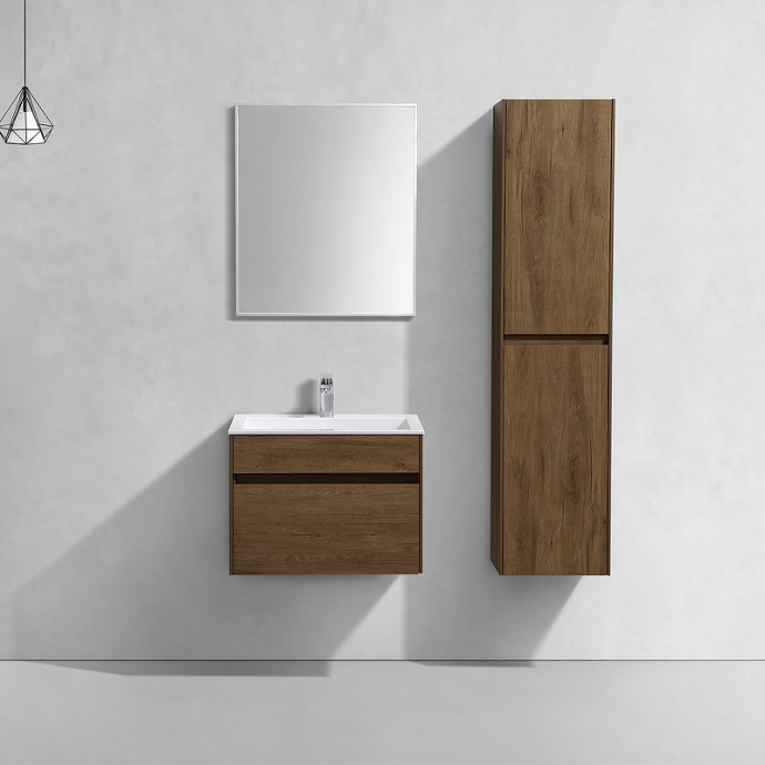 Тумба с раковиной Vincea Chiara 60 темное дерево - 1