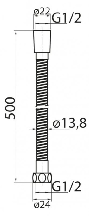 Душевой шланг Cezares Articoli vari  CZR-FMDC-150-03 - 3