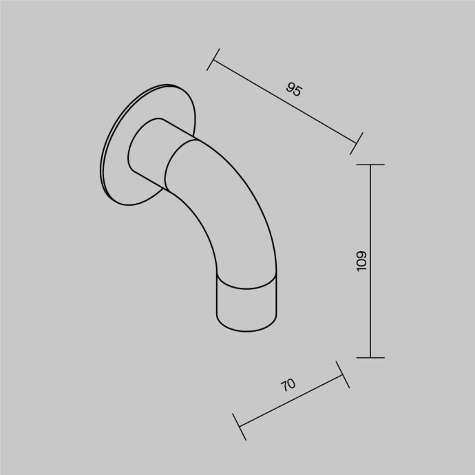 Бра Maytoni Outdoor O477WL-L2GF3K - 1