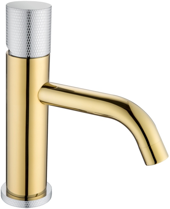 Смеситель Boheme Stick 121-CRG.2 для раковины, chrome touch gold - 0
