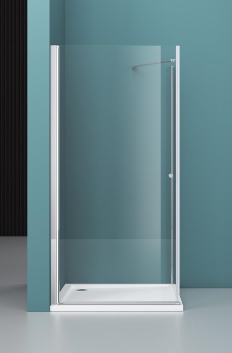 Душевой уголок BelBagno Etna 90х80 хром  ETNA-AH-1-90/80-C-Cr - 1