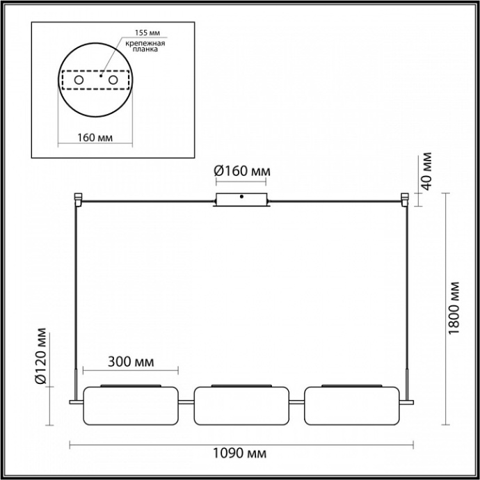 Подвесной светодиодный светильник Odeon Light Kavia 5003/30L - 2