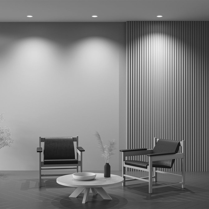 Встраиваемый светильник Maytoni Technical Gyps Modern DL001-1-01-W-1 - 1