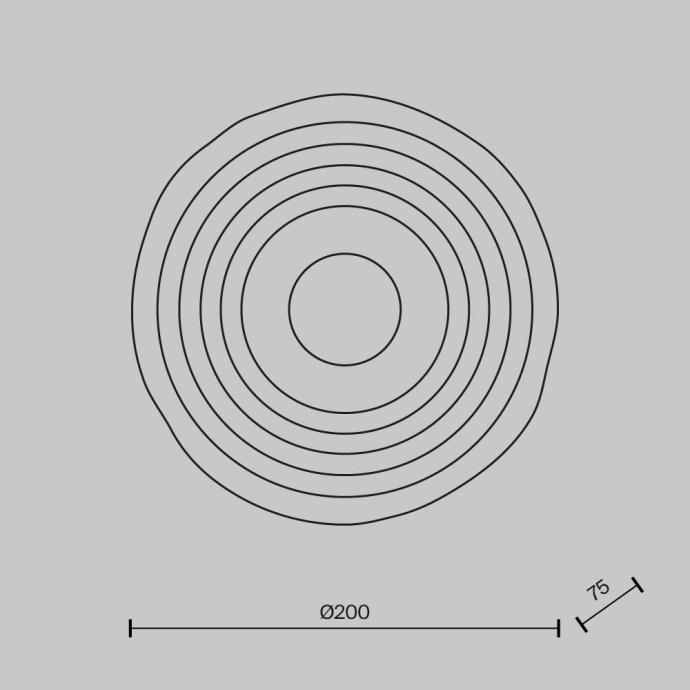 Настенный светодиодный светильник Maytoni Sparkle MOD343WL-L5BS3K - 2
