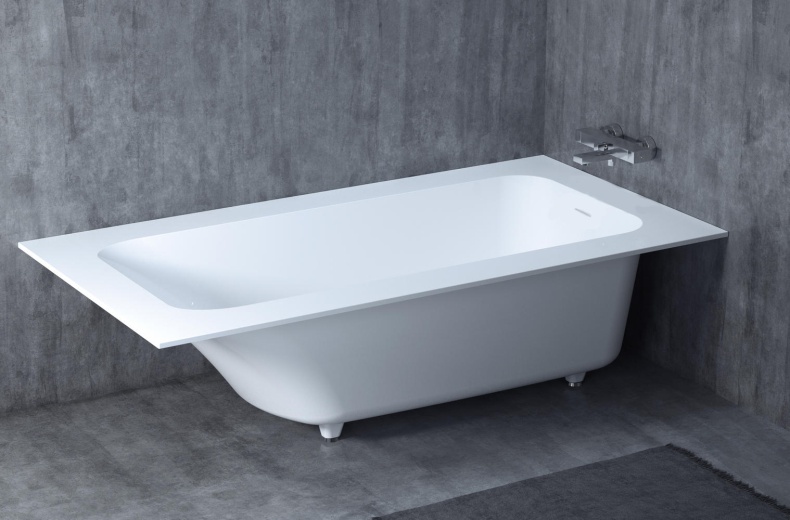 Ванна из искусственного камня Salini Orlando 190x100 102124MRF S-Stone, матовый, RAL полностью - 3