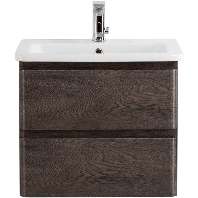 Тумба с раковиной BelBagno Albano 60 темное деревое - 0