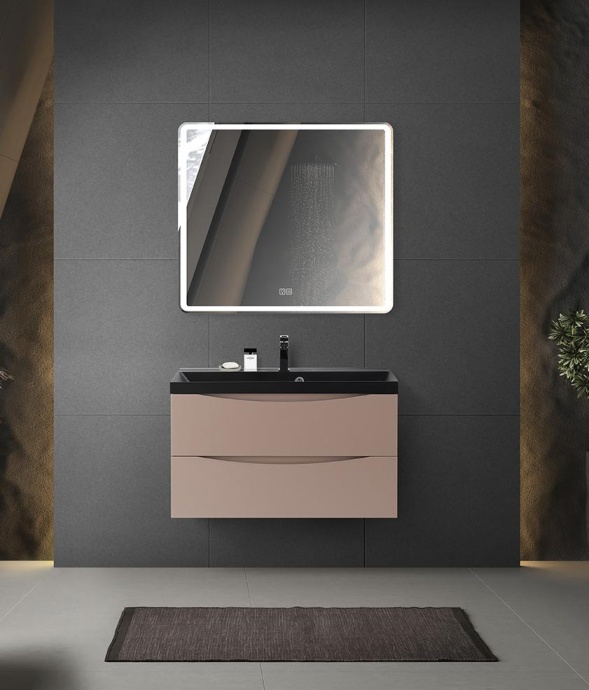 Тумба с раковиной Belbagno Marino 80 бежевый матовый - 22