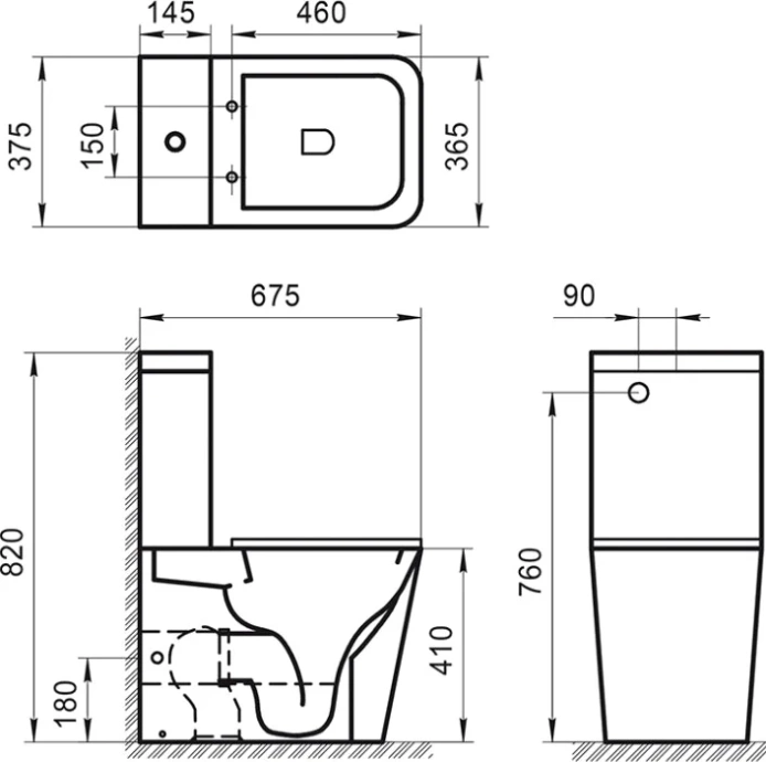 Бачок для унитаза BelBagno Ardente-R белый  BB02093T - 3