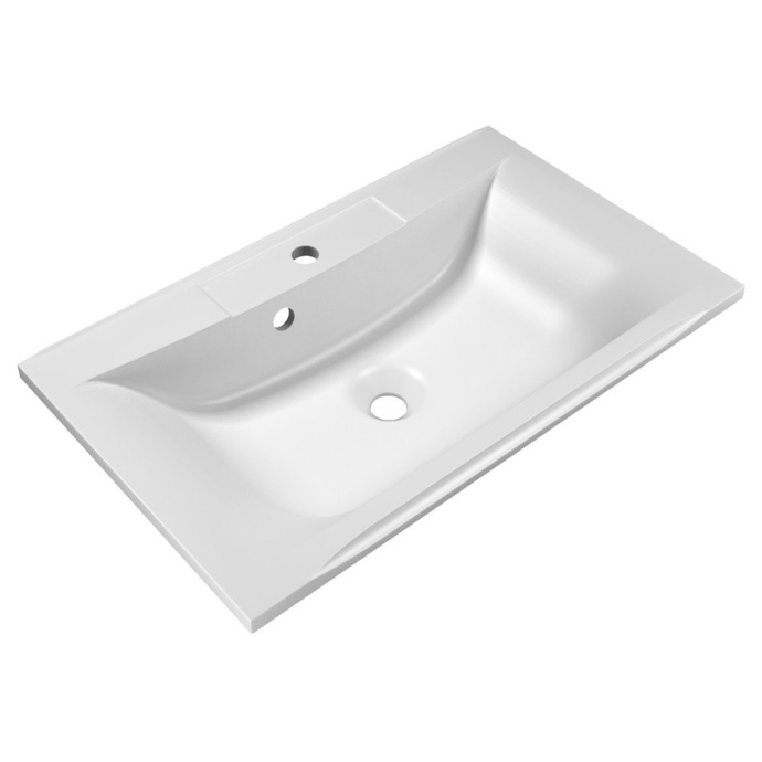 Тумба с раковиной Belbagno Marino 75 белый матовый - 9