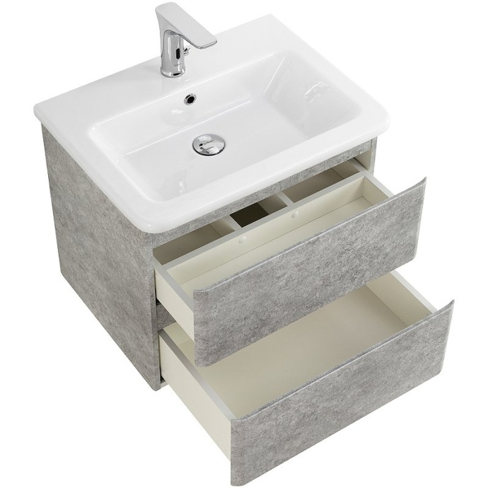 Тумба с раковиной BelBagno Albano 60 серыйп - 6