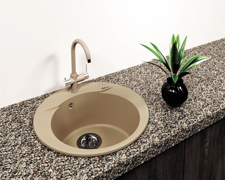 Мойка Flortek Авис 500, коричневый FG  23.010.B0500.105 - 1