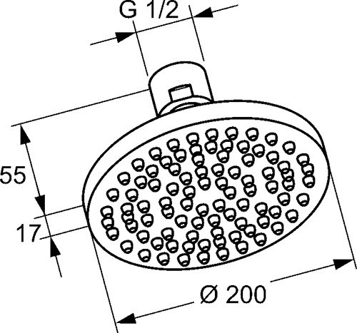 Верхний душ Kludi   6651005-00 - 2