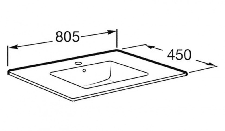 Комплект мебели Aquaton Лофт Фабрик 80 с раковиной Victoria 80 темное дерево  - 8