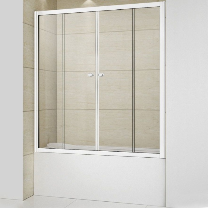 Шторка на ванну Cezares Relax VF-2-150/145-C-Bi стекло прозрачное RELAX-VF-2-150/145-C-Bi - 0