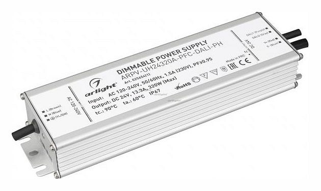 Блок питания Arlight ARPV-UH24320A-PFC-Dali-PH 24V 320W IP67 13,3A 025654(1) - 0