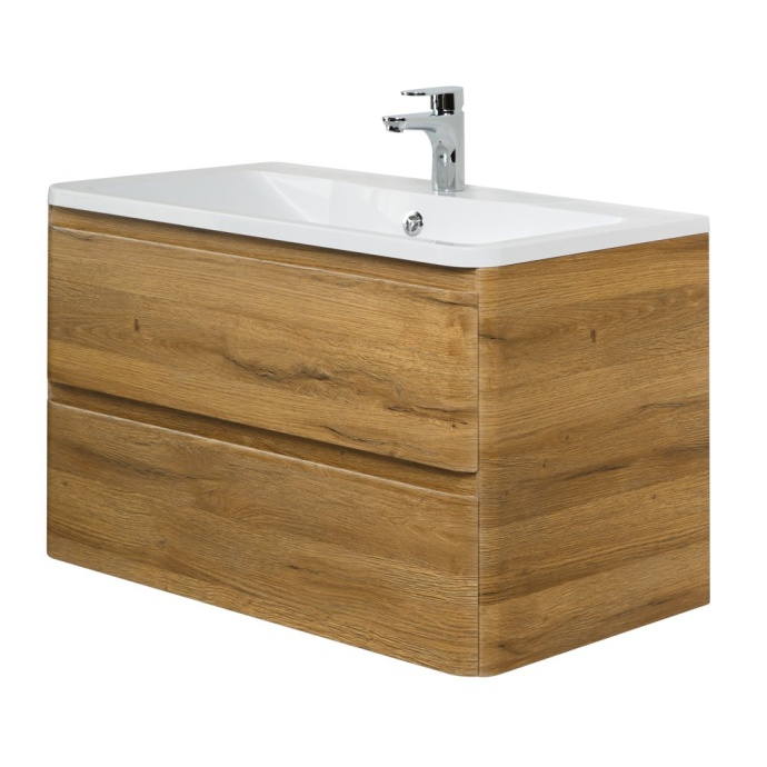 Тумба с раковиной BelBagno Albano 90 светлое дерево - 1