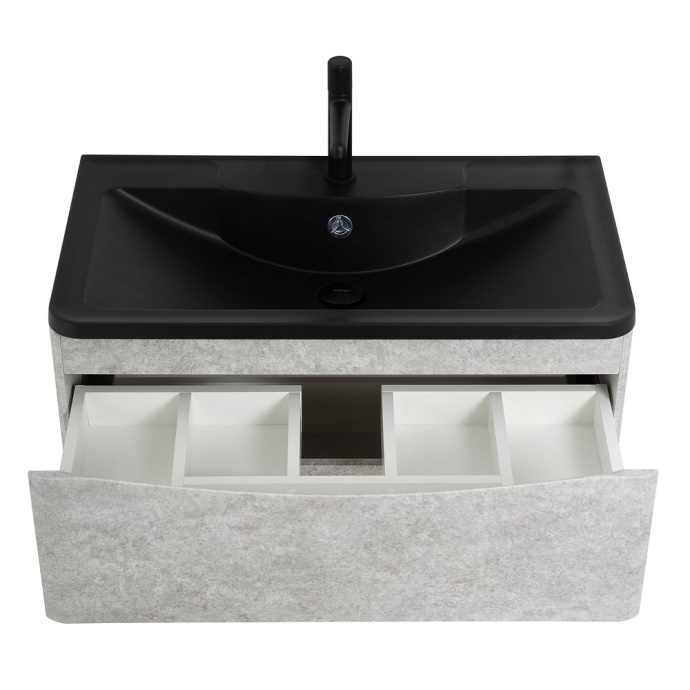 Тумба с раковиной BelBagno Acqua 100 серый - 4