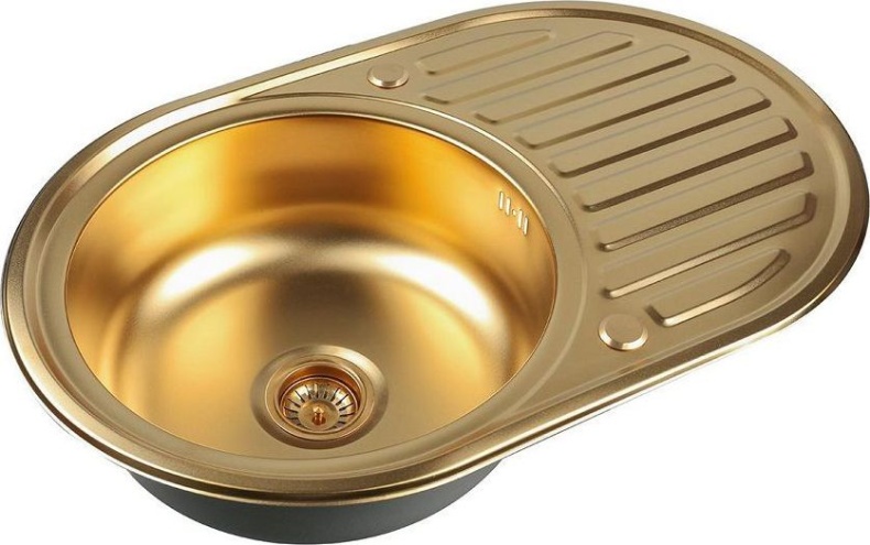 Мойка кухонная Zorg Inox Pvd SZR-7750 bronze SZR 7750 BRONZE - 0