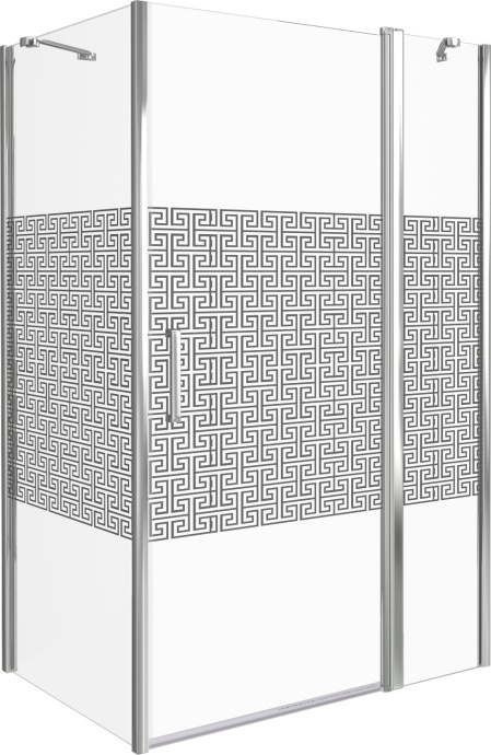 Душевой уголок Good Door Fantasy WTW+SP-F-CH 110x90 - 1