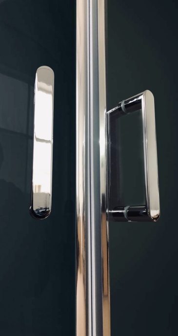 Душевой уголок Royal Bath ВК 90х90 с поддоном профиль хром стекло прозрачное RB90BK-T-CH - 2