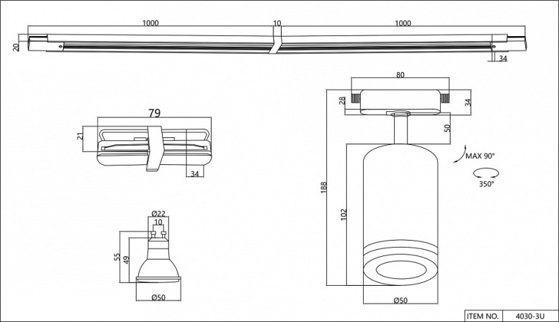 Комплект трековый Favourite Imago 4030-3U - 1