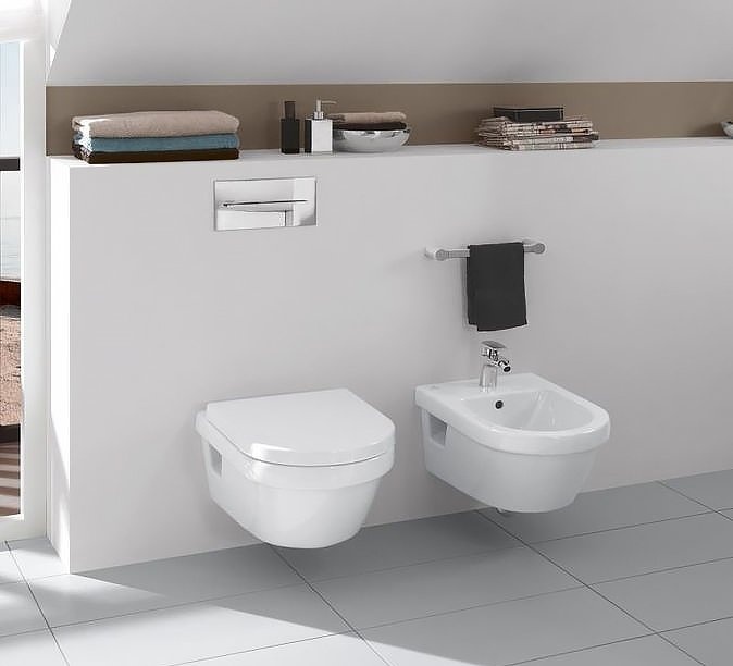 Унитаз подвесной Villeroy & Boch Omnia Architectura 5684HR01 alpin, безободковый - 4