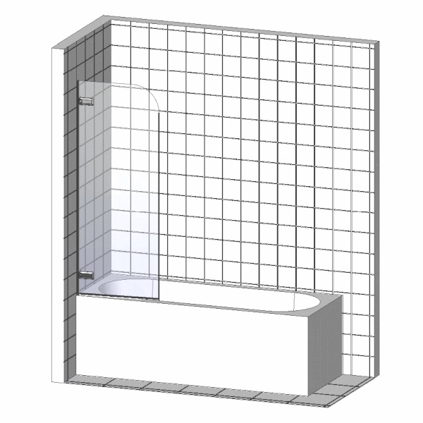 Шторки для ванной Ravak Chrome 100 см  7QRS0C00Y1 - 2