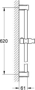 Душевая штанга Grohe Tempesta New Cosmopolitan 27521000 - 5