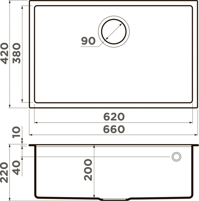Мойка кухонная Omoikiri Tedori leningrad grey  4993541 - 1