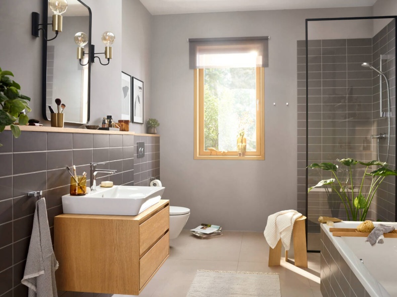 Смеситель для раковины Hansgrohe Rebris E хром 72560000 - 1