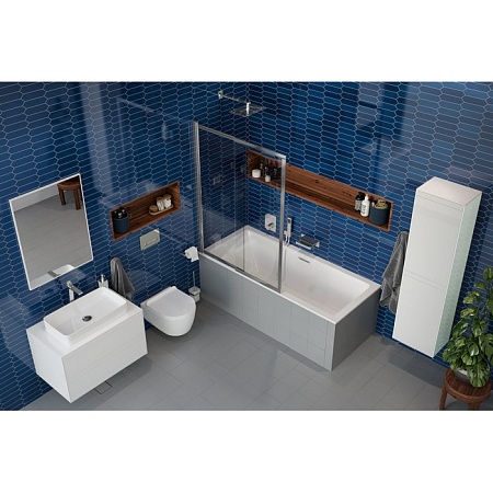 Акриловая ванна Excellent Heaven Slim 160х75 белая WAEX.HEV16WHS - 1