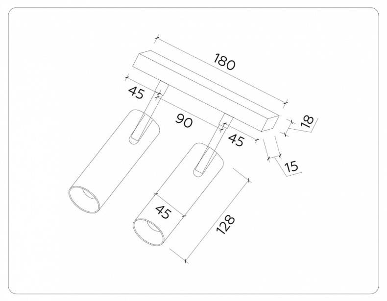 Светильник на штанге Ambrella Light GL GL3901 - 3