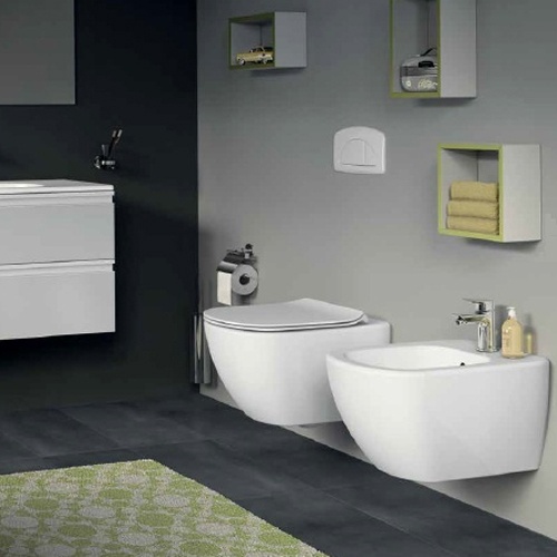 Унитаз подвесной Ideal Standard Tesi AquaBlade с микролифтом - 3