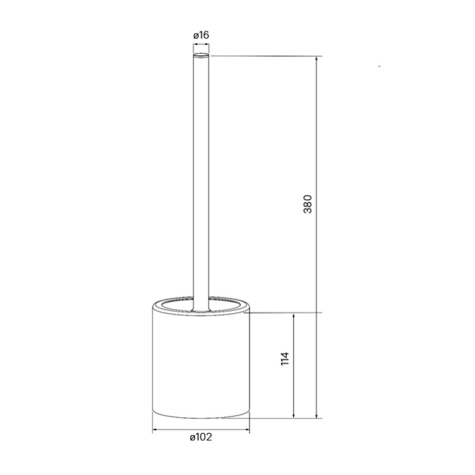 Ершик IDDIS Optima Home BRU02POi47 - 2