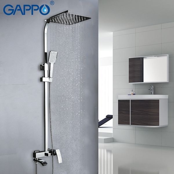 Душевая система Gappo, излив является переключателем на лейку хром G2407 - 1