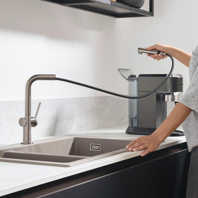 Смеситель для кухни Hansgrohe Talis M54 72808800 сталь - 3