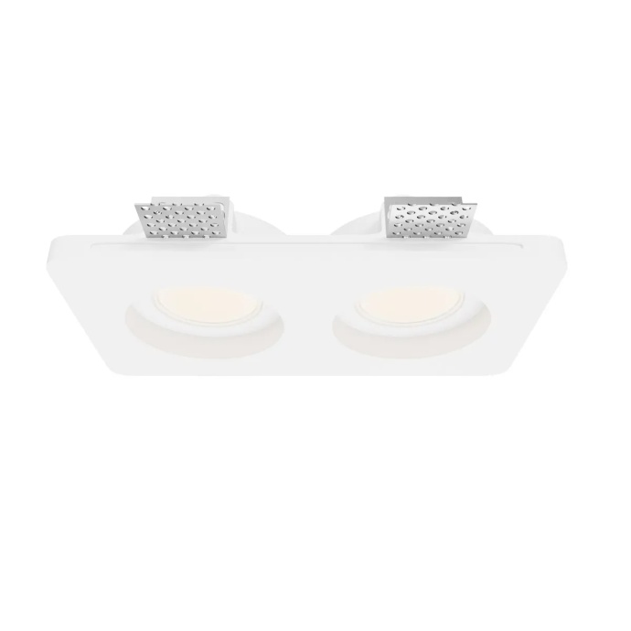 Встраиваемый светильник Maytoni Technical Gyps Modern DL002-GU10-02-W - 0